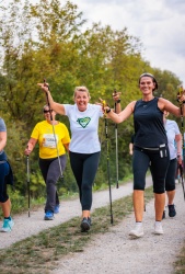 Walkerinnen der GW St. Pölten auf der Strecke