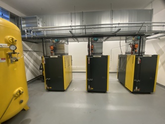 Neue Druckluftzentrale