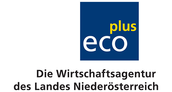 Logo: ecoplus. Die Wirtschaftsagentur des Landes Niederösterreich